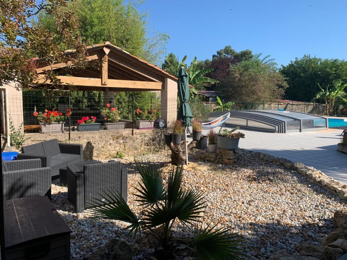 Gites Jardin-Darcy - Piscine Au Sel Bois Exterior foto